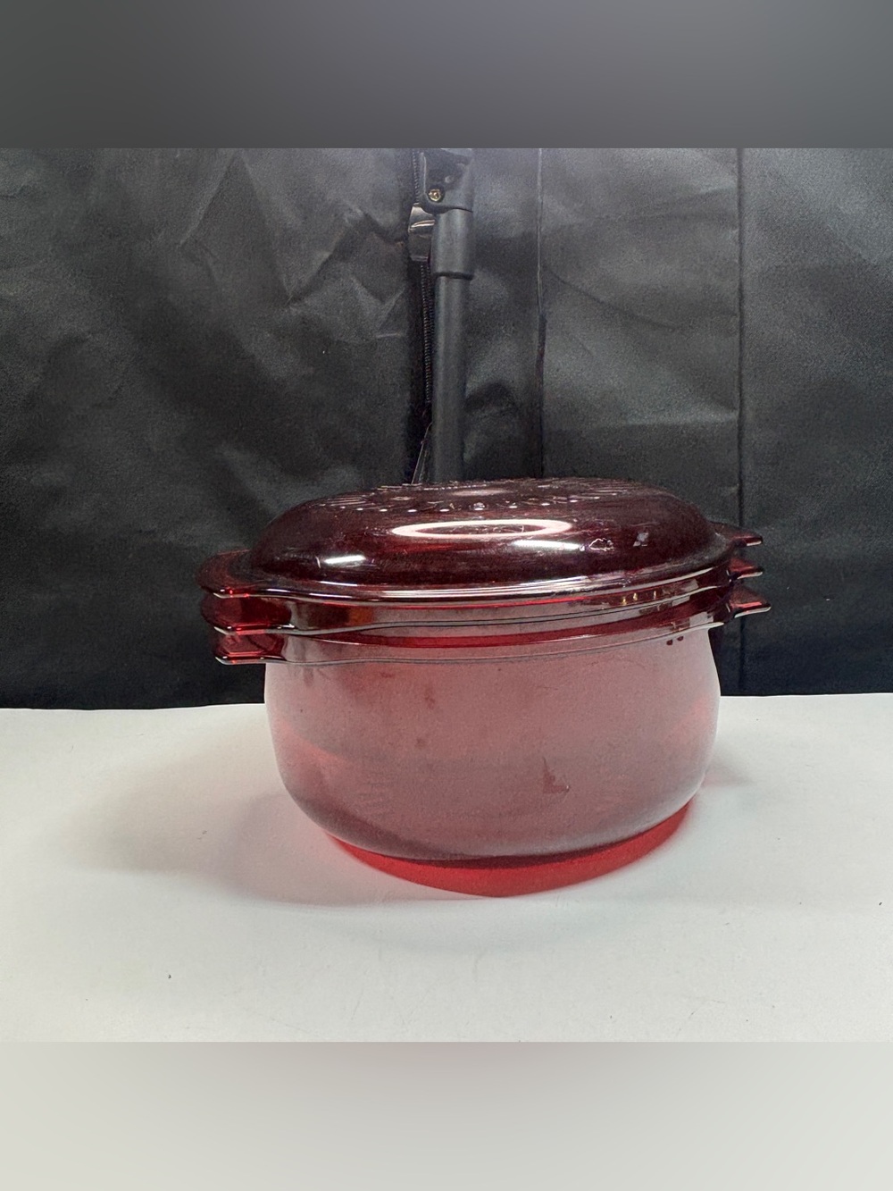 Tupperwave Stack Cooker 3 pc Cranberry Tupperware - Picture 2 of 8
